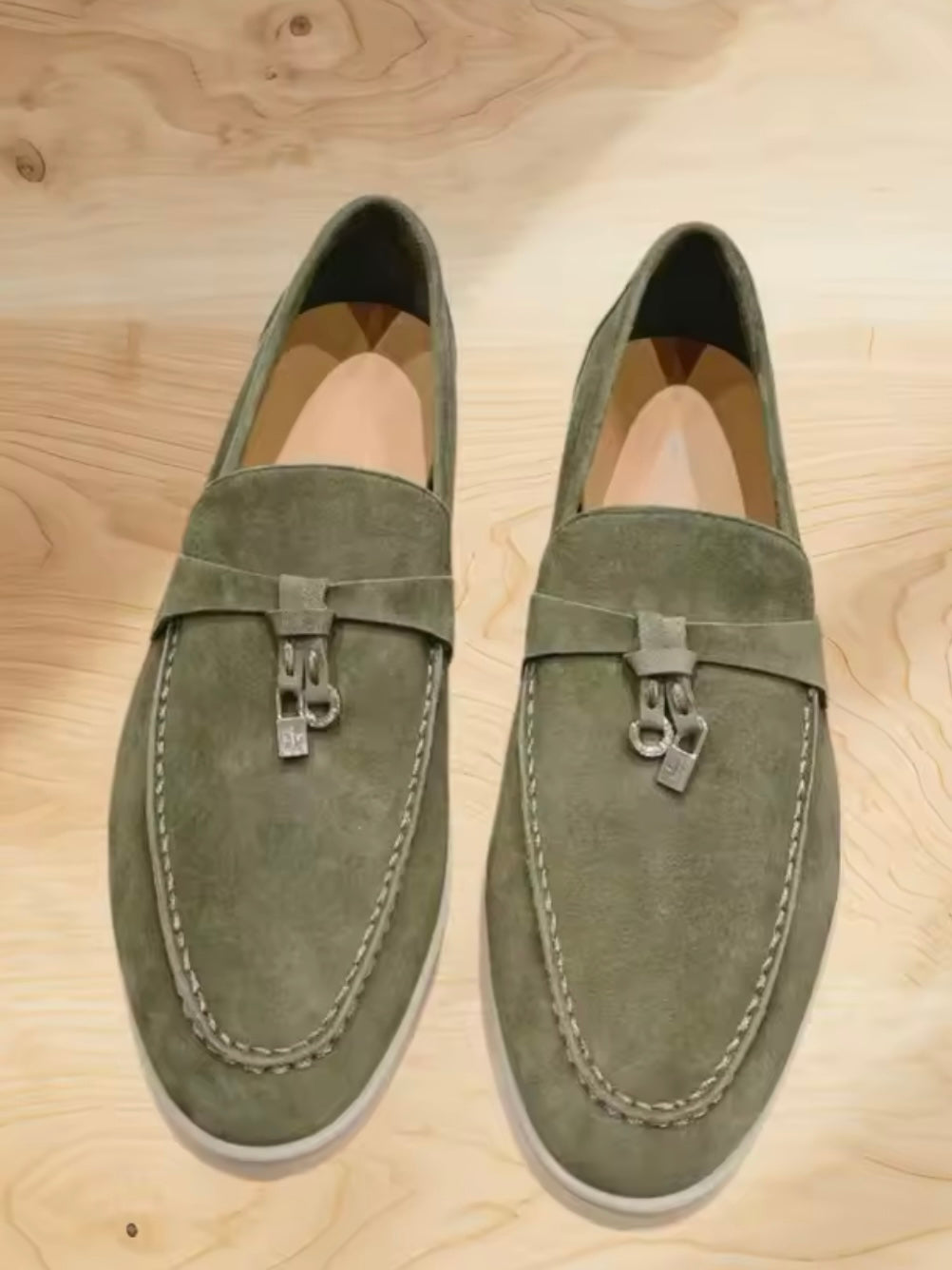 Slip on loafers moccasins shoes