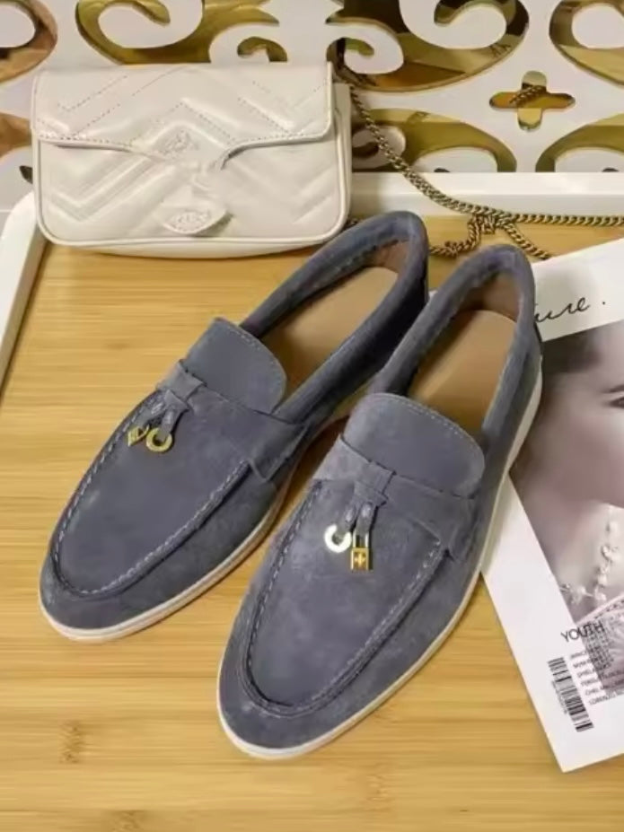 Slip on loafers moccasins shoes