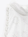 White lace maxi dress