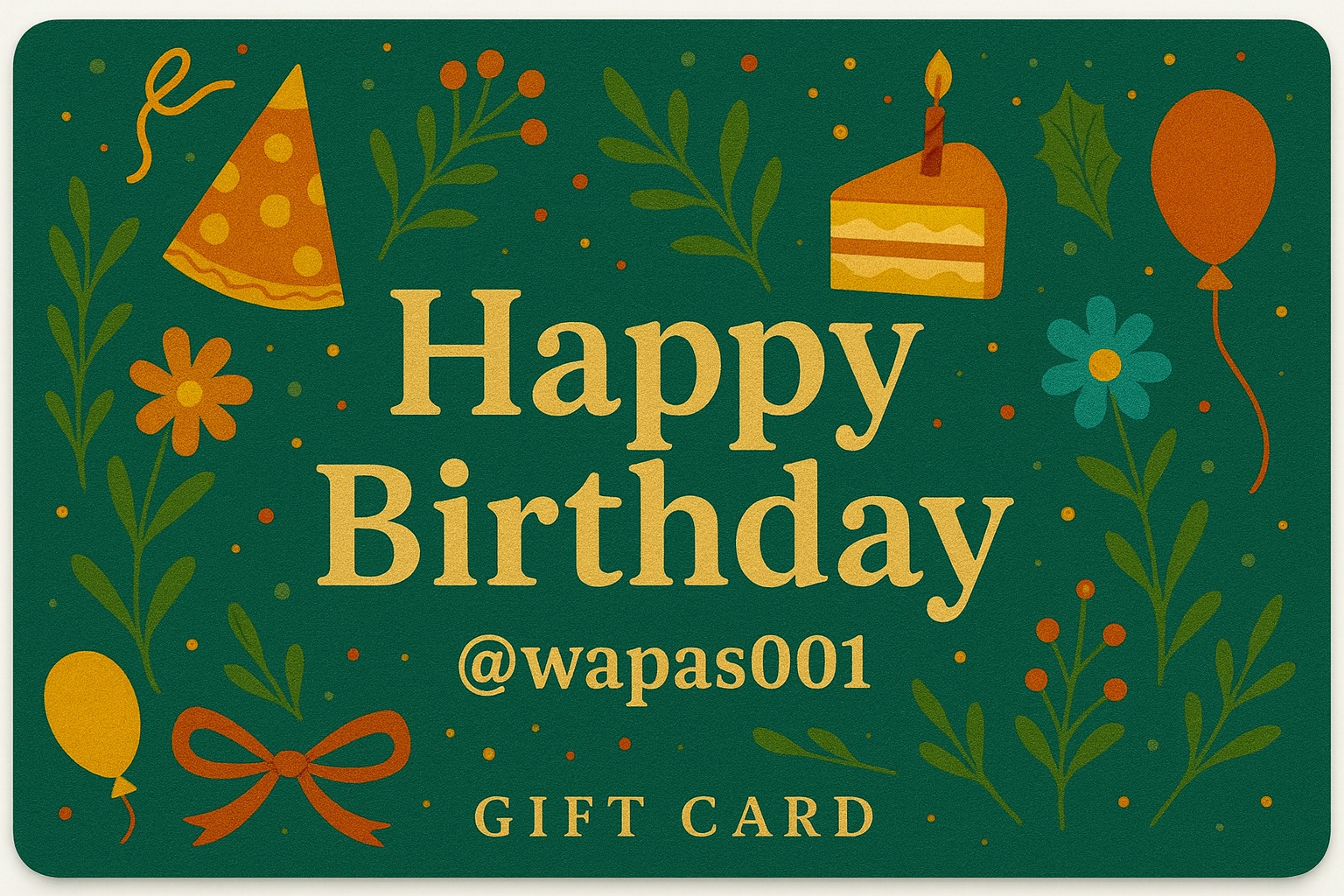 Wapas Gift Card