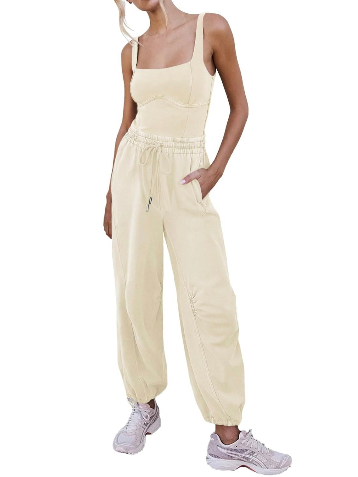 Solid colors sleeveless jumper