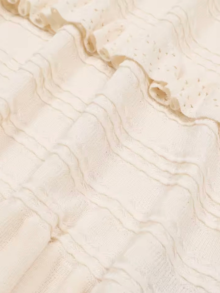 Beige spaghetti tube maxi dress
