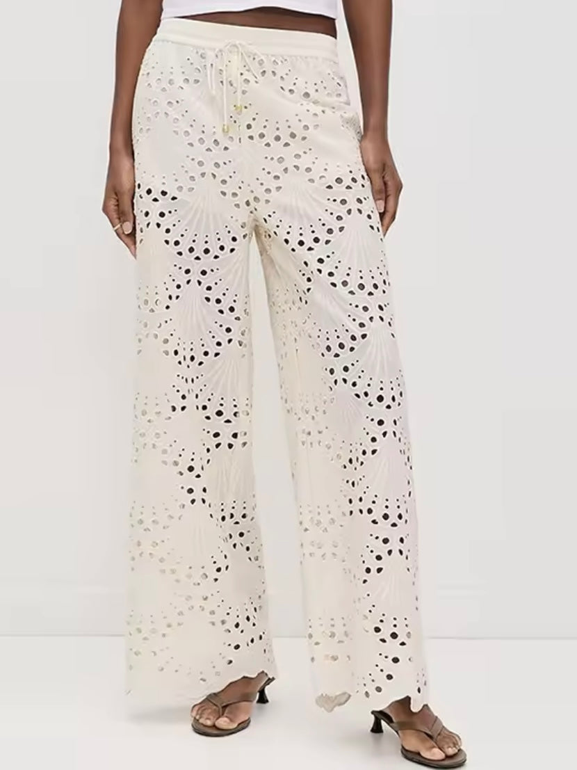 Beige shells long sleeves set of 2 shirt and pants