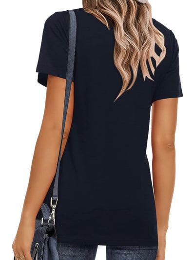 Black basic T-shirt