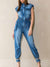 Denim mid blue jumper overall