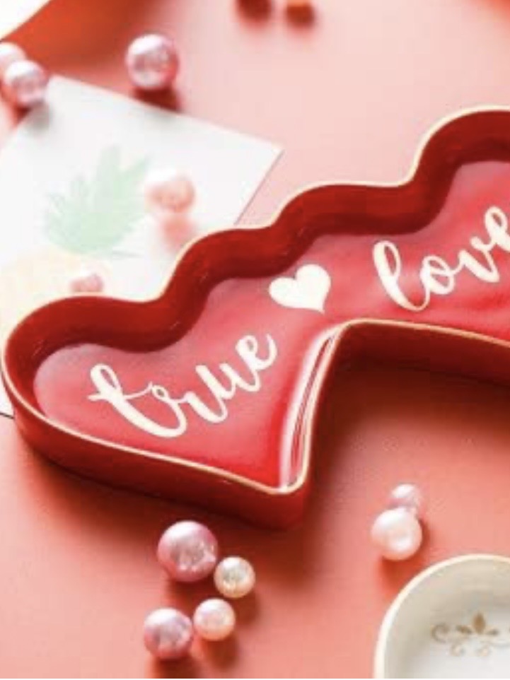 Mahjong 2 hearts dice holder accessories