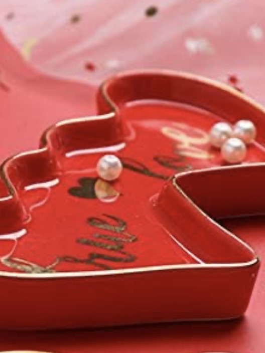 Mahjong 2 hearts dice holder accessories