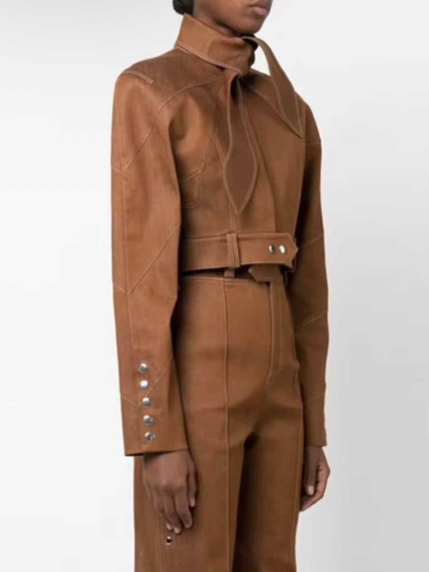 Brown set of 2, Jacket and pants