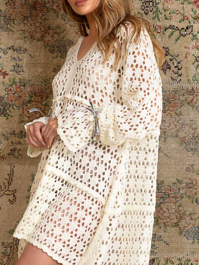 Off white hoodie beach and pool coverup