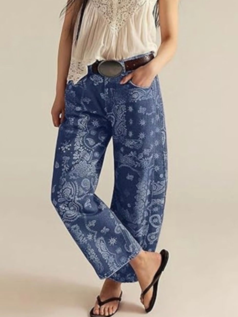 Bacteria and floral print Pattern Barrel