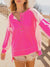 Fuchsia knitted sweater