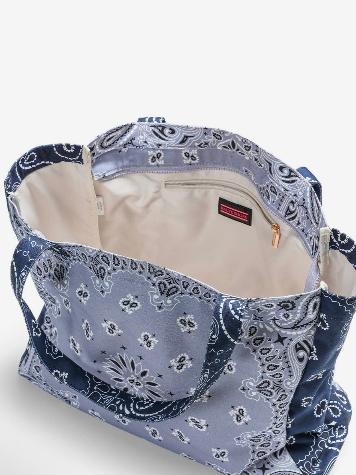 Colored bandana printed handbag