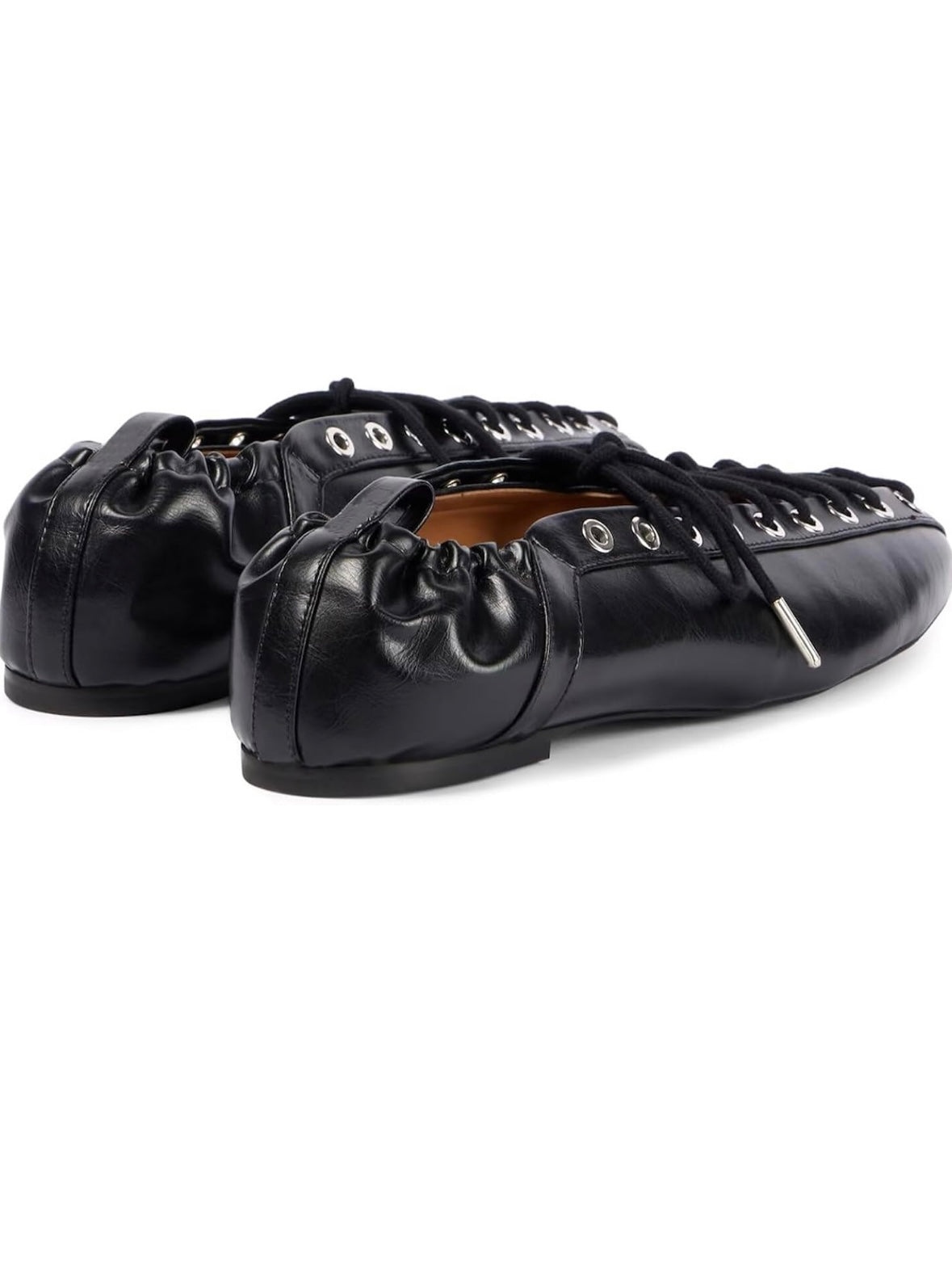 Front tied flats shoes adjustable