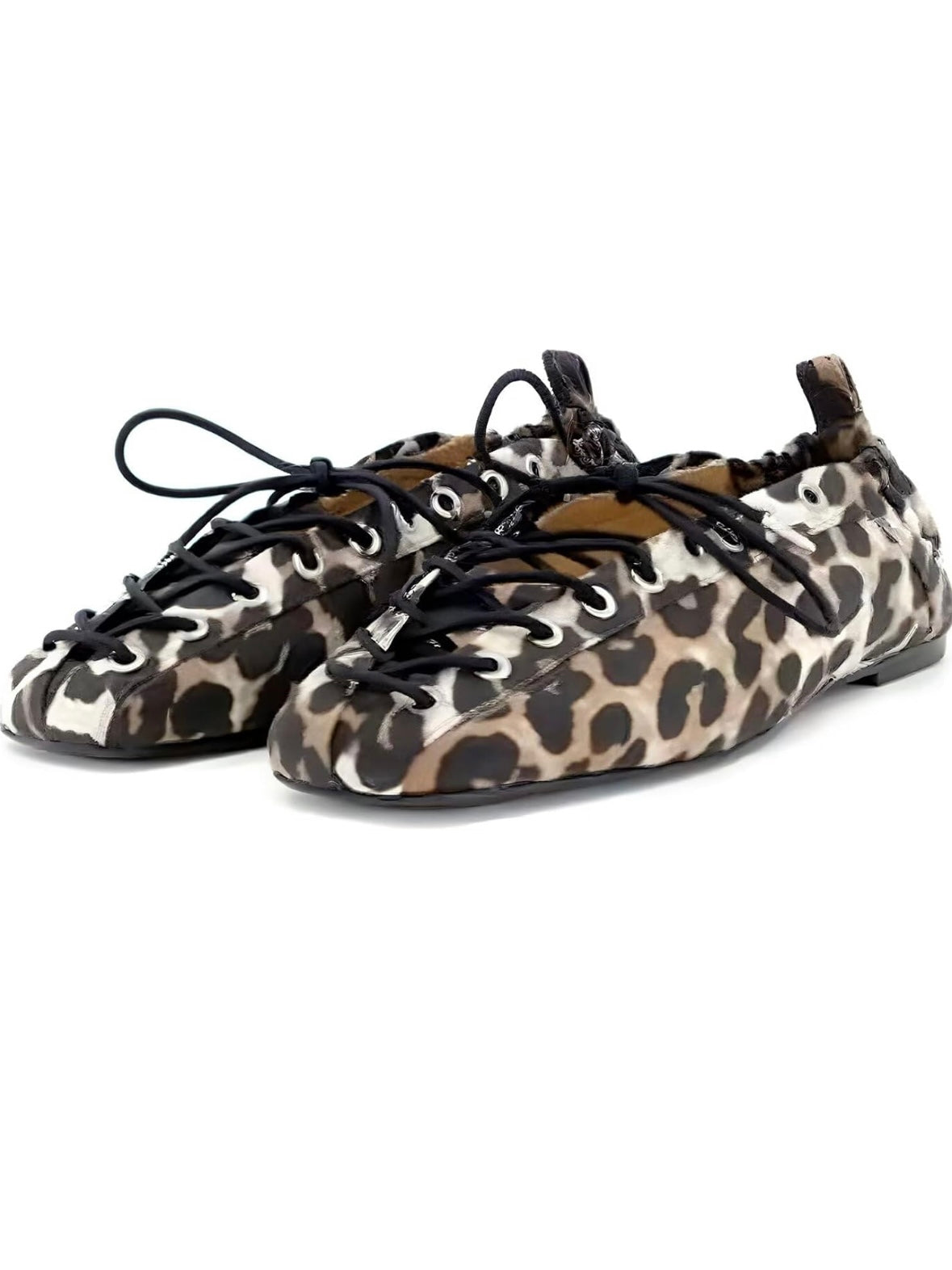 Front tied flats shoes adjustable