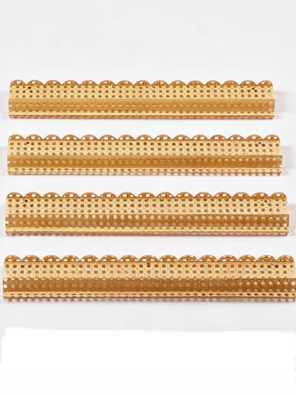 Mahjong bamboo tiles racks set of 4