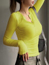 Yellow top light sweater