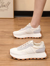 All white sneakers walking shoes