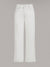 White straight jeans