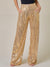 Gold sequins cocktail pants