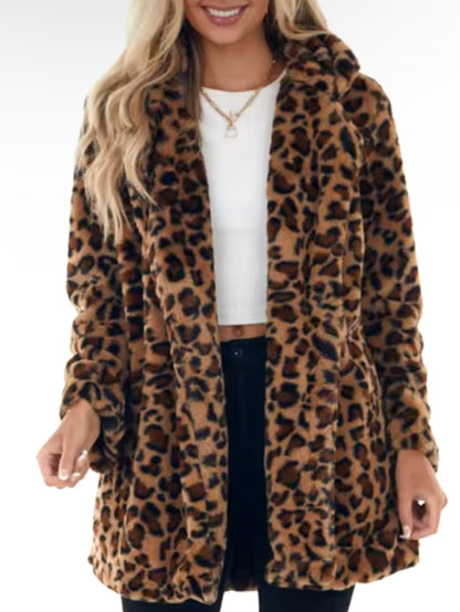 Leopard coat jacket