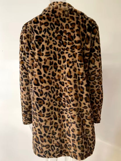 Leopard coat jacket