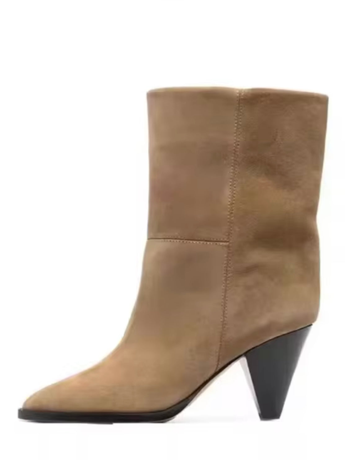 Solid colors high heel boots