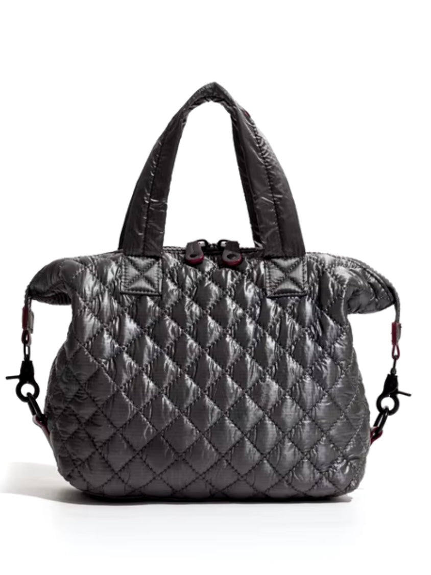 Solid colors padded handbag