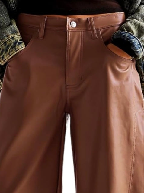 Brown baggy pants