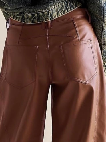 Brown baggy pants