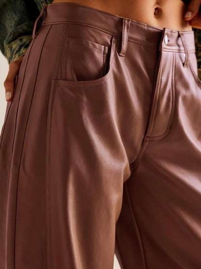 Brown baggy pants