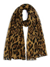 Leopard print light scarf