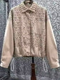 Beige lace shirt