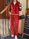 Red set of 2. Sweater and pants