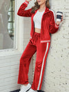 Red set of 2. Sweater and pants