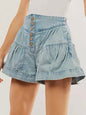 Blue jeans denim shorts pants