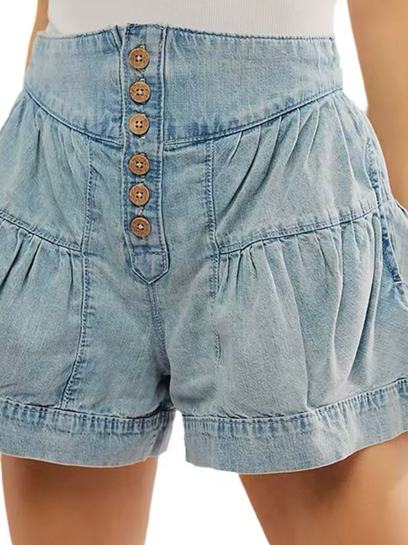 Blue jeans denim shorts pants