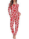 Red hearts pijama set
