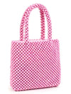 Pink pearls handbag