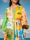 Paradise inn multicolored maxi dress