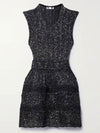 Black sequins mini dress