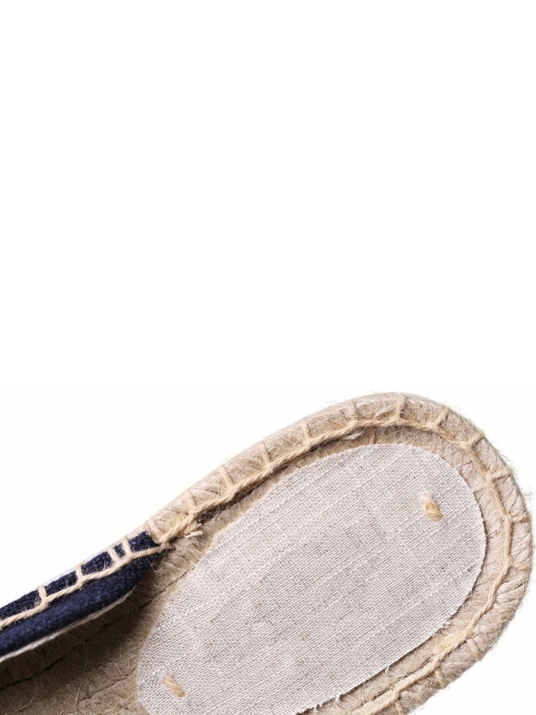 Navy blue espadrilles flats shoes