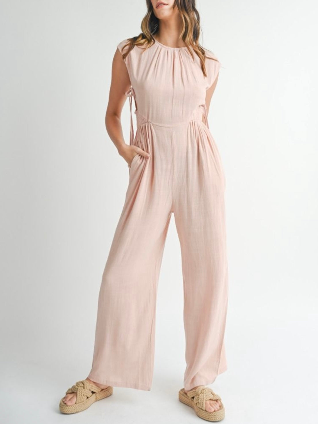 Pink jumpsuit
