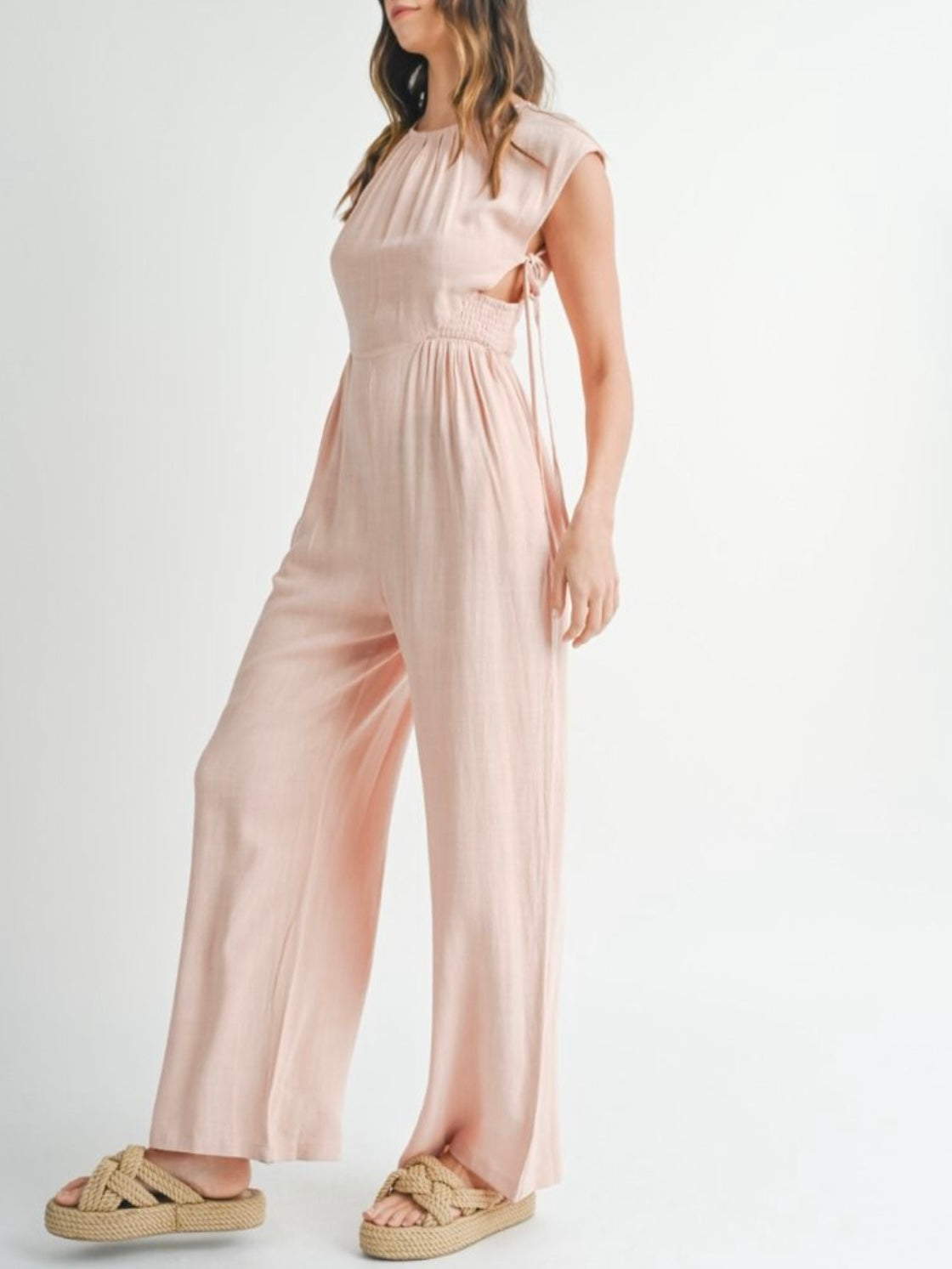 Pink jumpsuit
