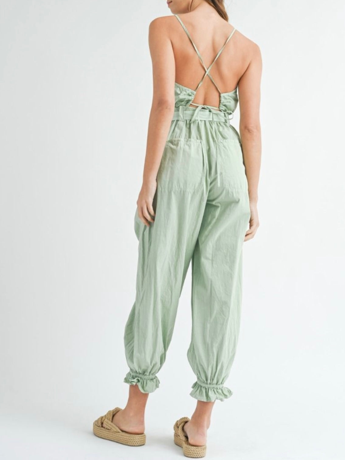 Light green jumpsuit