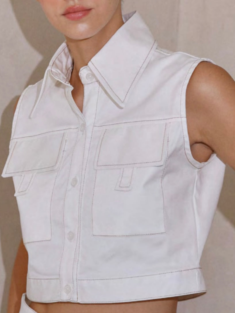 Carmen solid colors blouse top