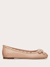 Beige ballet slip on flats loafers shoes - Wapas