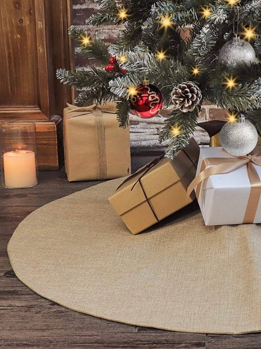 Beige Christmas tree skirt - Wapas