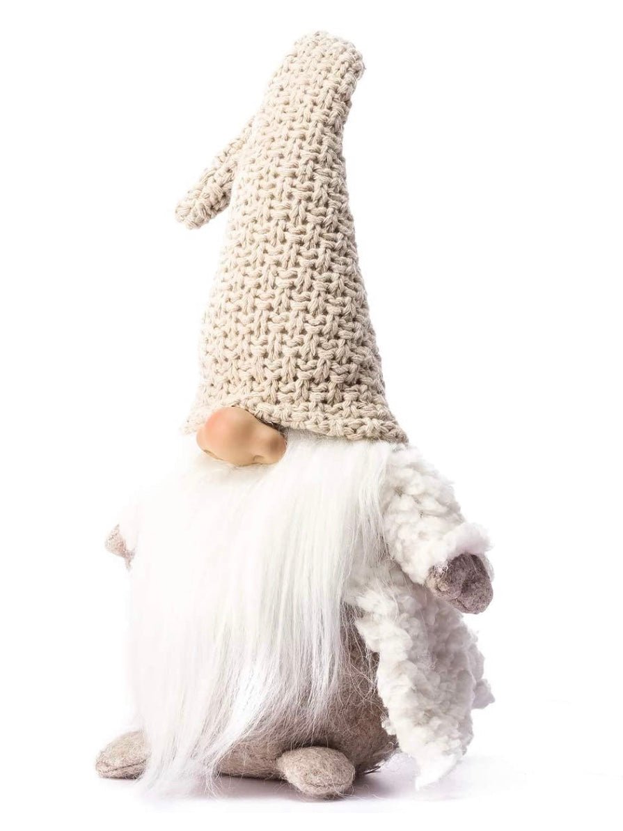 Beige scandinavian gnome plush - Wapas