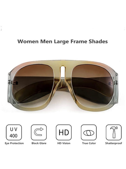 Big aviator retro sunglasses - Wapas