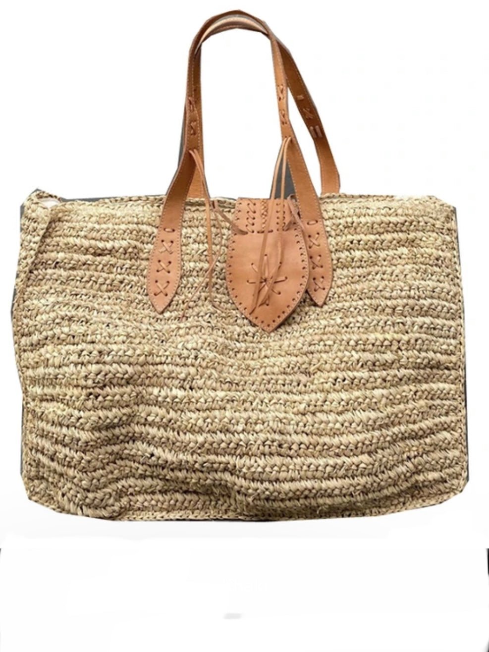 Big raffia beach bag - Wapas